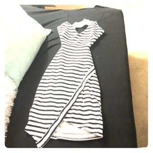 Black and white dress